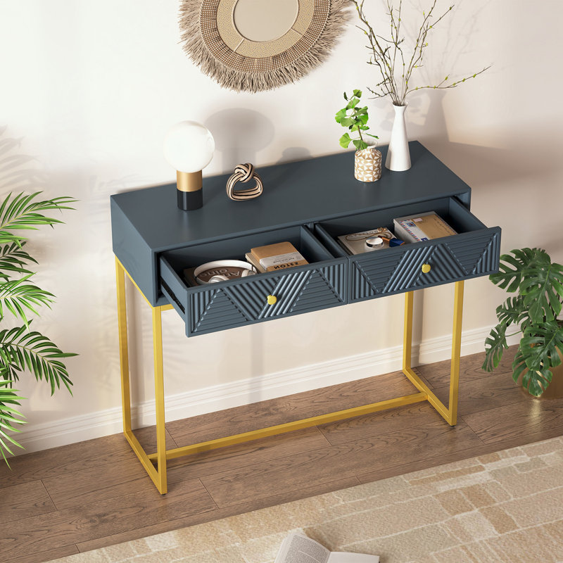 Modern sleek console table sales